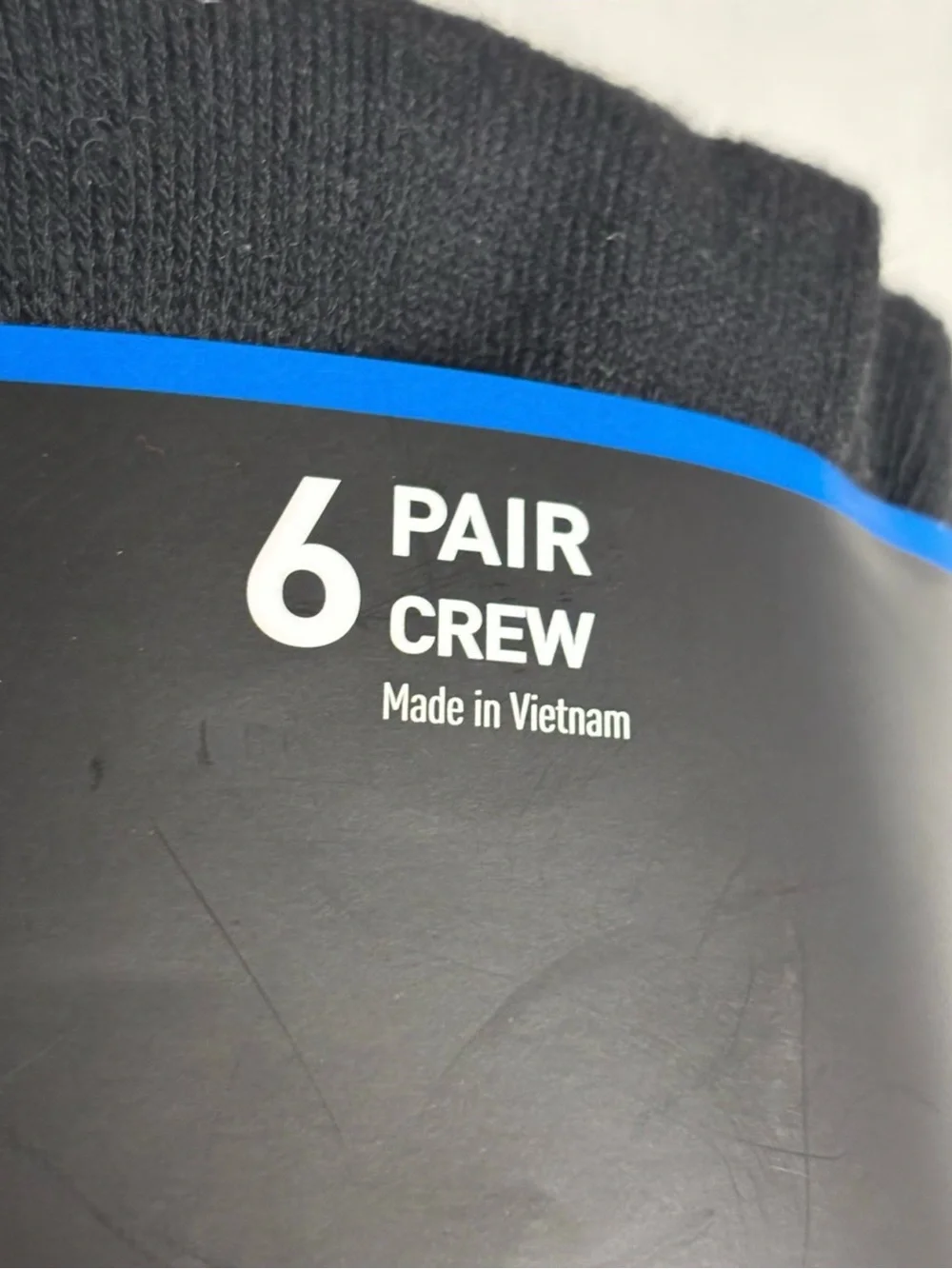 New Adidas Socks Men’s 6 Pair Black Cushioned Crew Sock Casual Athletic Active